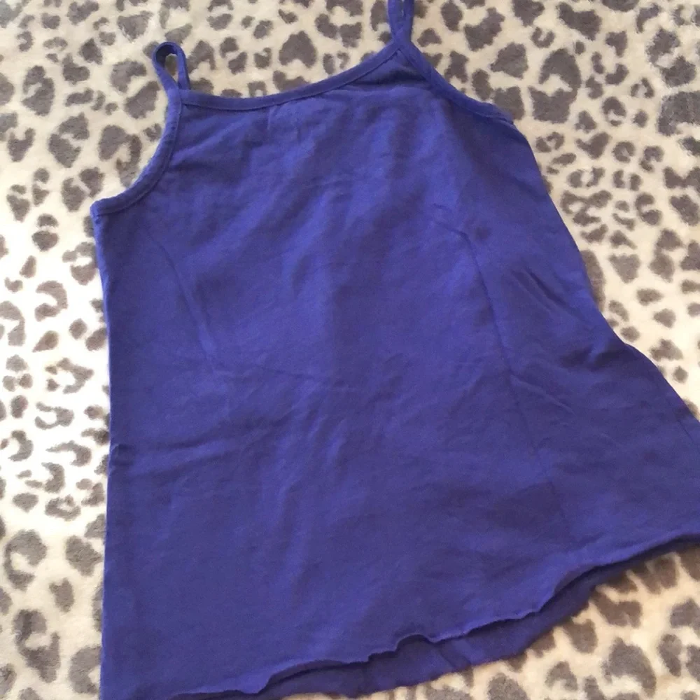 Old Navy Ruffle Tank Top in Purple Blue Size Small 6 7